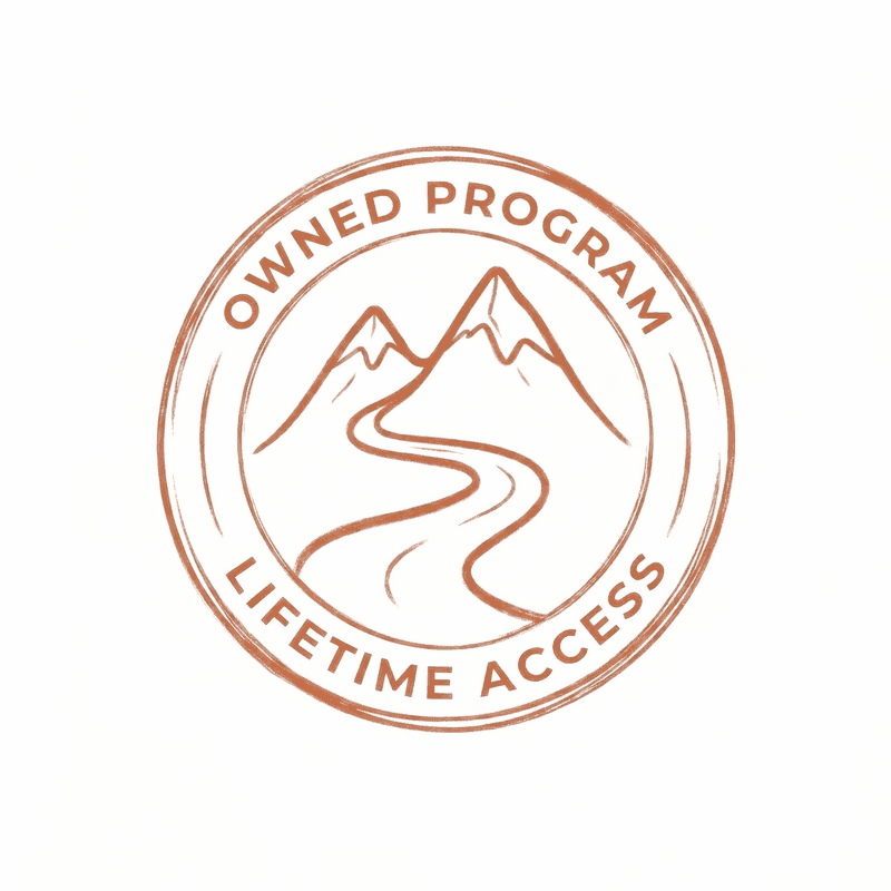 Owned program — lifetime access badge